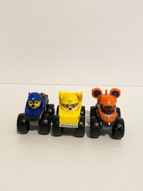 Paw Patrol Monster Truck Die Cast Cars Chase Rubble Zuma Lot 4/$20 🛑